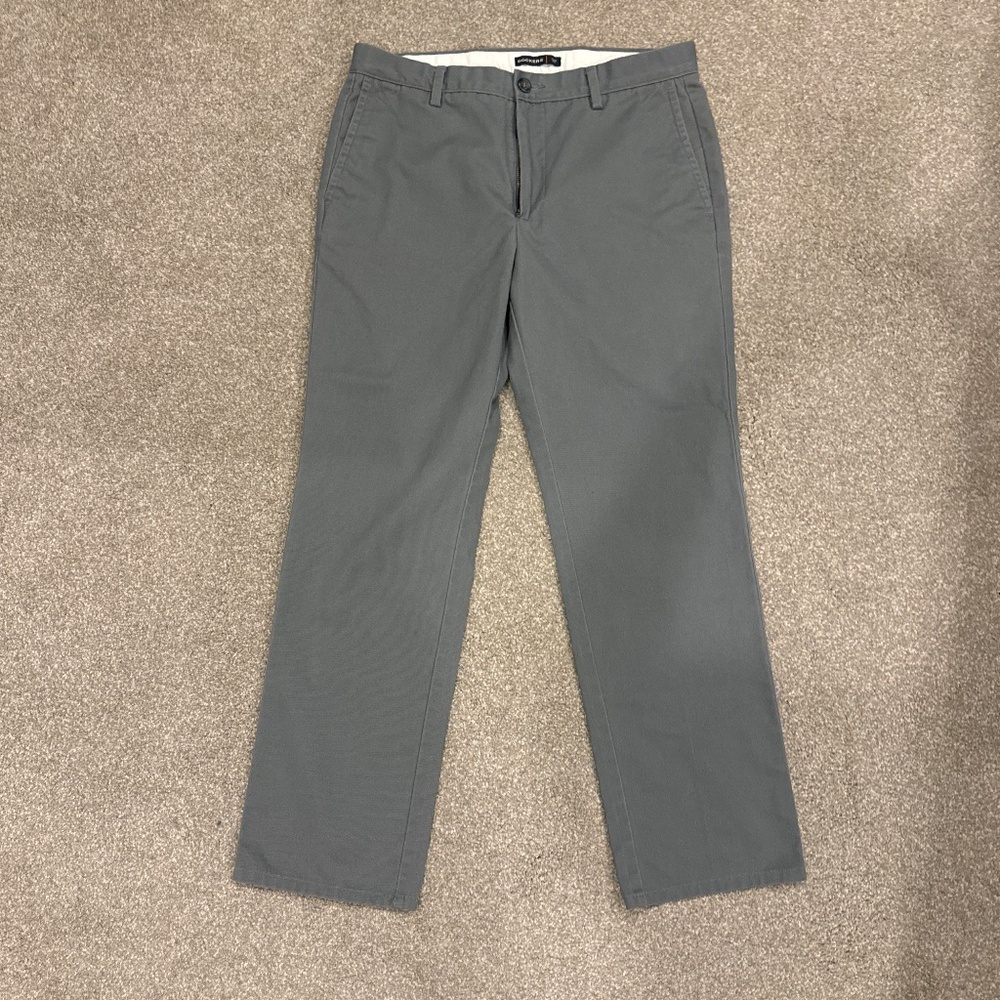Dockers slim fit khaki pants - gray - 33x30